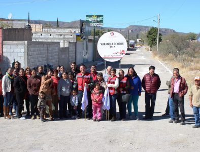 Inicia Cuencamé labores de pavimentación en zonas de la cabecera municipal