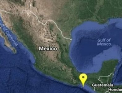 Se registra sismo en Salina Cruz, Oaxaca