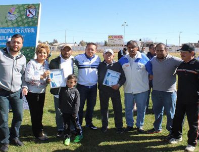 Inauguran en Canatlán el torneo municipal de futbol “Águila Azteca”