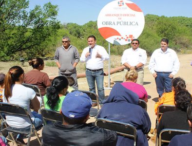 Inicia la ampliación de red de alcantarillado en comunidades de Cuencamé