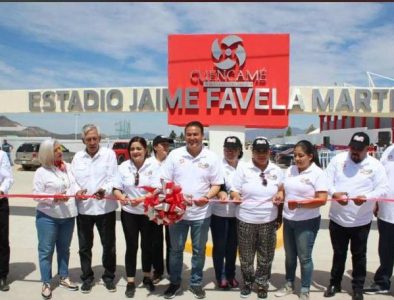 Inaugura Cuencamé su Estadio de Béisbol ‘Jaime Favela Martínez’