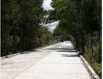 Continúan las obras de pavimentación en Canatlán