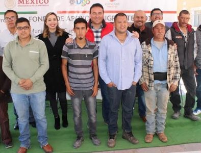 Programa de apoyo a migrantes beneficia a 7 familias de Cuencamé