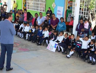 Inicia construcción de aula en Jardín de Niños de Cuencamé