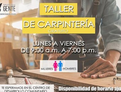 Invitan a cursos y talleres laborales en Guadalupe Victoria