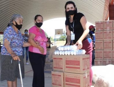 Municipio lleva 5 mil apoyos alimentarios a familias rurales