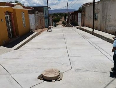 Concluye pavimentación de calle Arista en Vicente Guerrero