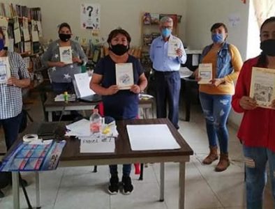 Imparten taller a bibliotecarias de Peñón Blanco