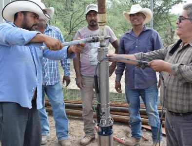 Rehabilitan pozo de agua en San Antonio de Jacales