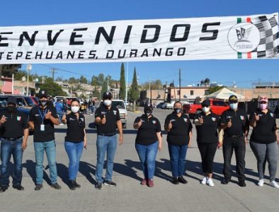 En Tepehuanes también se disfrutó de la Carrera Panamericana 2020