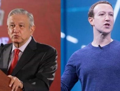 AMLO acusa de prepotente a fundador de Facebook, tras bloqueo a la cuenta de Donald Trump