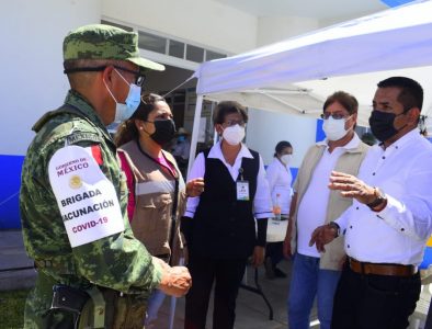 Avanza vacunación contra Covid-19 en el municipio de Gral. Simón Bolívar