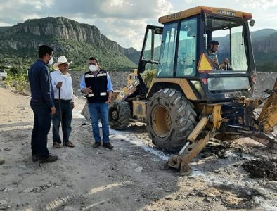 Gobierno municipal de Nuevo Ideal construye vado tipo puente en El Molino