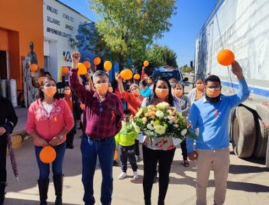 IMM realiza Marcha Naranja en el municipio de Pánuco de Coronado