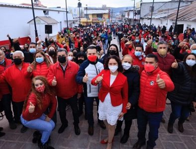 Priistas de El Salto, Pueblo Nuevo, muestran su apoyo a Esteban Villegas