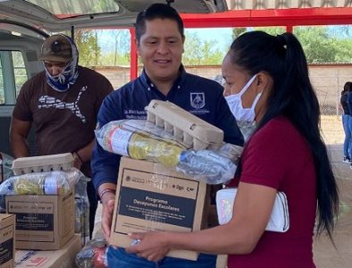 Continúa entrega de apoyos alimentarios del programa ‘Desayunos Escolares’ en Vicente Guerrero