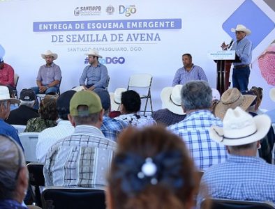 Productores de Santiago Papasquiaro reciben apoyos del Gobierno del Estado para sus ganados