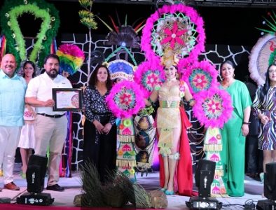 Presentan etapa de traje típico las candidatas a reina de la Feria Regional Cuencamé 2022