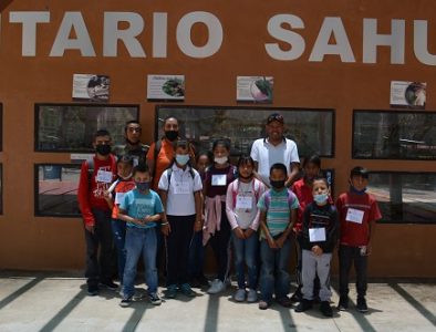 Alumnos de Poanas visitan las instalaciones del Bebeleche y el zoológico Sahuatoba