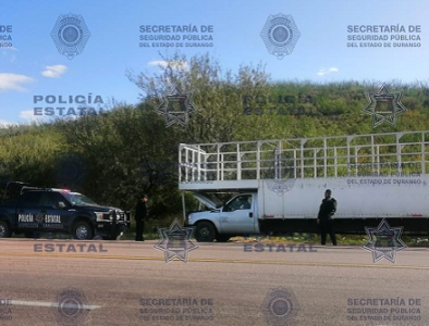 Hallan entre Cuencamé y Santa Clara una camioneta robado en Zacatecas