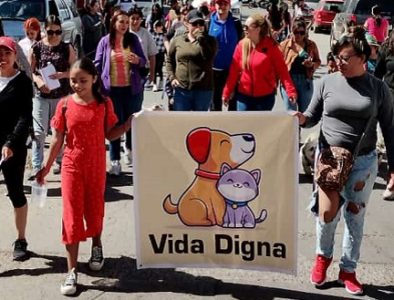 Realizan primera caminata perruna en Vicente Guerrero