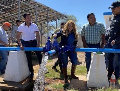 Entra en funcionamiento otro pozo de agua en Vicente Guerrero