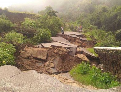 Colapsa carretera en Chiapas; afecta a 7 municipios