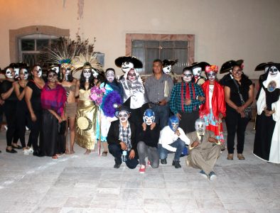 Realizó Cuencamé concurso de catrinas en el Día de Muertos