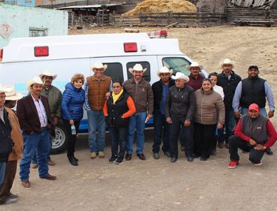 Entregan ambulancia en beneficio de la zona sierra de Canatlán