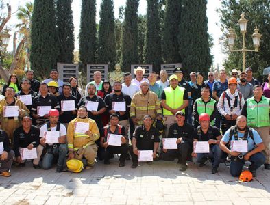 Concluye con éxito el curso de capacitación regional para Protección Civil y Bomberos