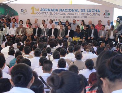 Arranca la Jornada Nacional de Lucha contra el Dengue, Zika y Chikungunya