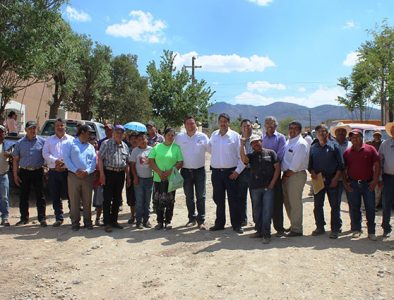 Comienzan las obras de pavimentación en comunidades de Cuencamé