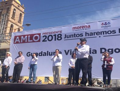Visita AMLO el municipio de Guadalupe Victoria