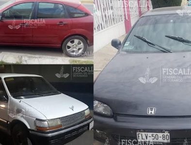 Recuperan tres unidades con reporte de robo