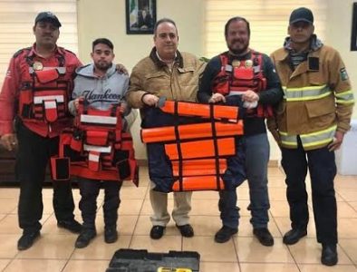 Entregan equipo a Protección Civil de Guadalupe Victoria