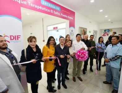 Entregan tanque de hidroterapia en Pueblo Nuevo