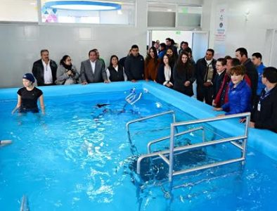 Entrega JRAT tanque terapéutico en el CREE de Santiago Papasquiaro