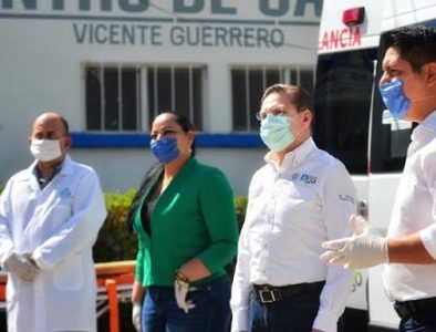 Centros de Salud de Vicente Guerrero y Nombre de Dios reciben ambulancias