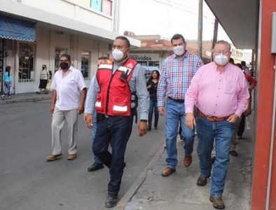 Exhortan a comerciantes del Excuartel para que cumplan las medidas sanitarias establecidas