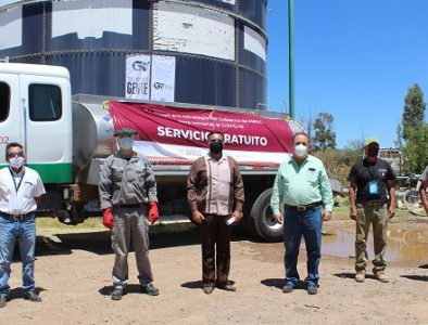 Conagua entrega pipa para abastecer de agua a Guadalupe Victoria