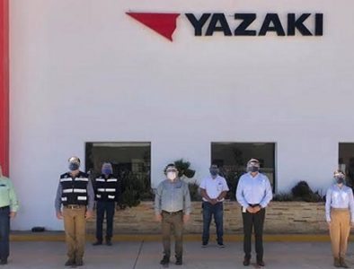 Supervisan que Yazaki de Guadalupe Victoria cumpla con medidas sanitarias