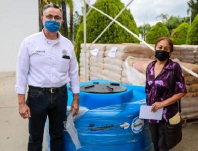 Otras 20 familias fueron beneficiadas con material subsidiado
