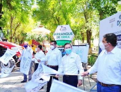Aispuro inicia y entrega obras por más de 40 mdp en La Laguna