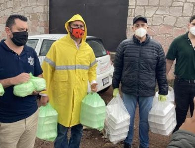 Entrega Dirección Municipal de Medio Ambiente apoyos por las lluvias