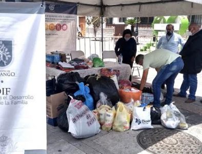 Apoyo de la ciudadanía fortalece colecta de víveres