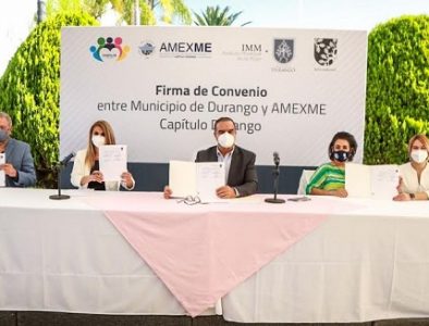 Salum firma convenio con AMEXME por la economía