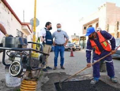Más de 25 mil baches atendidos en la capital