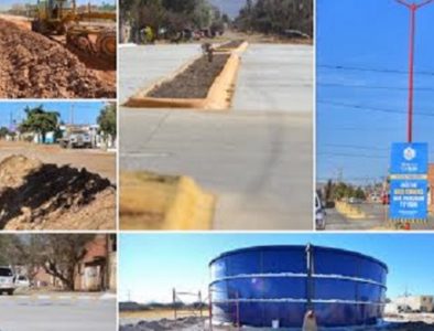 Entrega Aispuro calles, luminarias y acciones de vivienda en Guadalupe Victoria