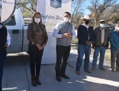 Inicia la construcción de una cancha de Futbol 5 en Peñón Blanco
