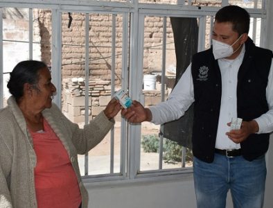Recorren comunidades de Peñón Blanco con la campaña ‘Vitamínate’